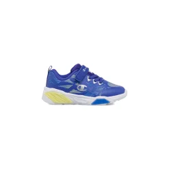Scarpe primi passi da Bambino blu con strappo e luci Champion WAVE