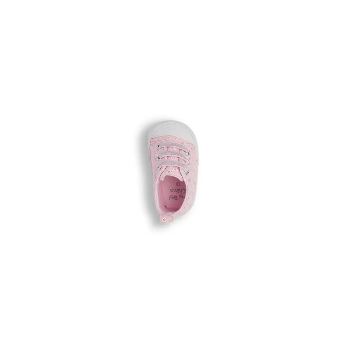 Scarpe Primi passi Rosa da Bambina effetto pizzo sangallo Chicco