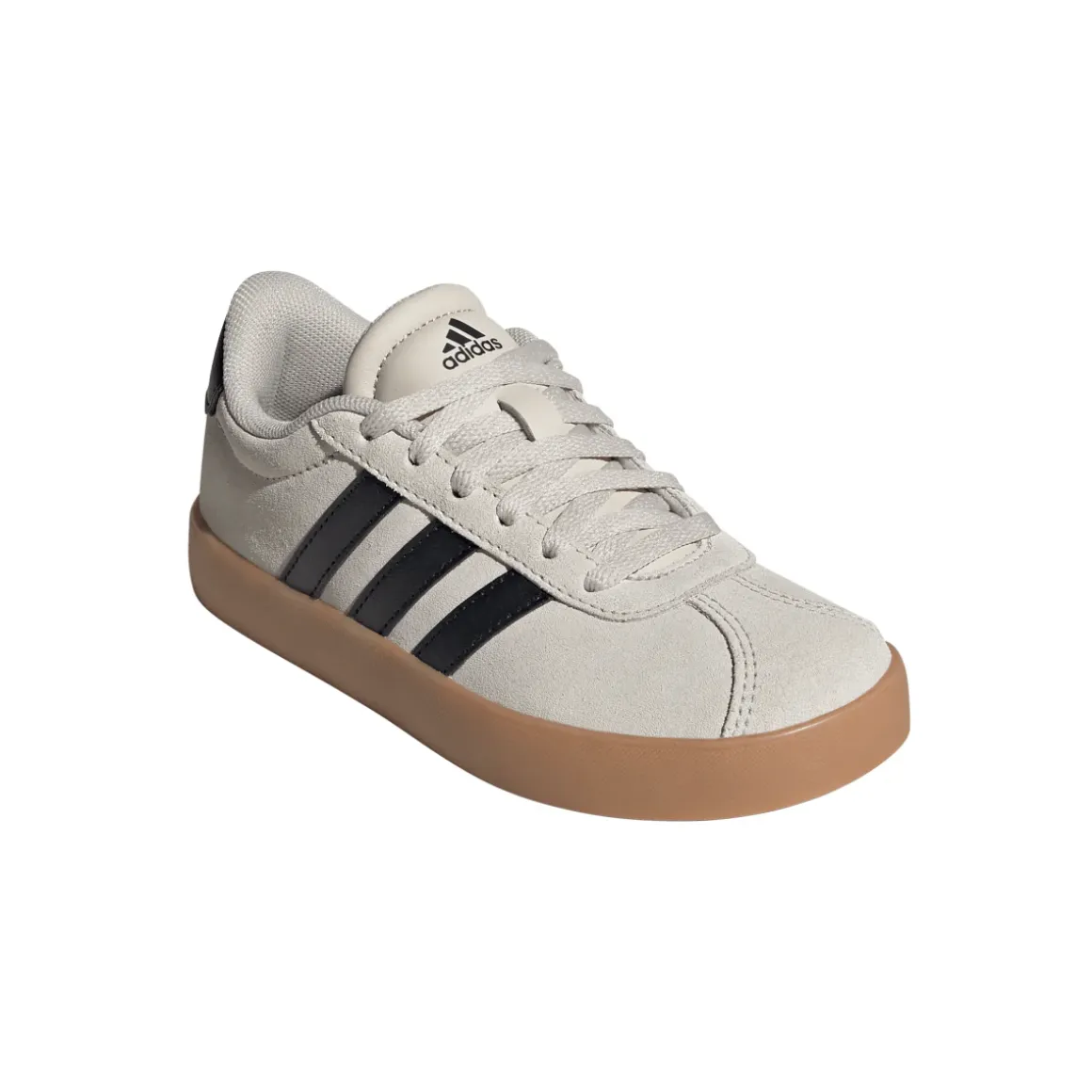Scarpe Ragazzo Beige effetto Scamosciato adidas VL Court 3.0