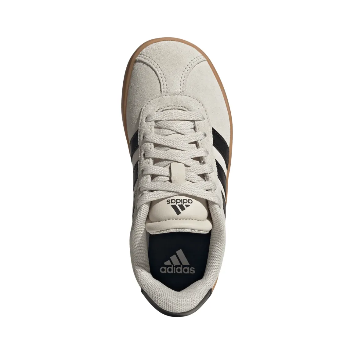 Scarpe Ragazzo Beige effetto Scamosciato adidas VL Court 3.0
