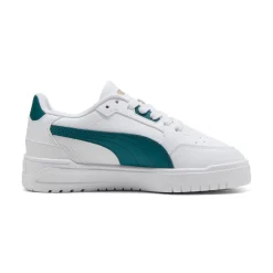Scarpe Ragazzo Bianche con Dettagli Verdi Puma Shuffle Downtown