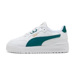 Scarpe Ragazzo Bianche con Dettagli Verdi Puma Shuffle Downtown