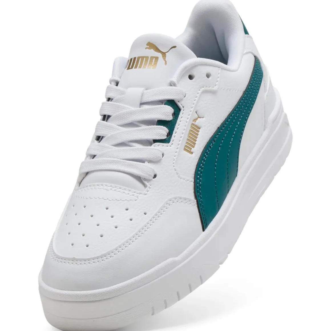 Scarpe Ragazzo Bianche con Dettagli Verdi Puma Shuffle Downtown
