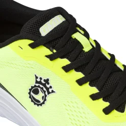 Scarpe Running da uomo Giallo Fluo in materiale sintetico con lacci neri GymRun