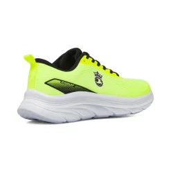 Scarpe Running da uomo Giallo Fluo in materiale sintetico con lacci neri GymRun
