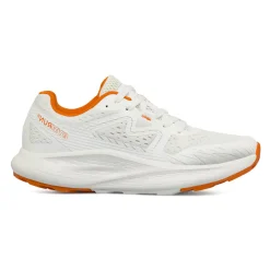 Scarpe running uomo bianche con dettagli arancio GymRun