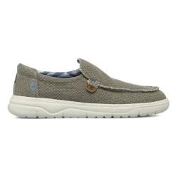 Scarpe Slip-on da Uomo grigi effetto sfilacciato Americanino