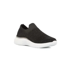 Scarpe Slip-on nere da Donna con dettaglio strass e memory foam Lumberjack Keira