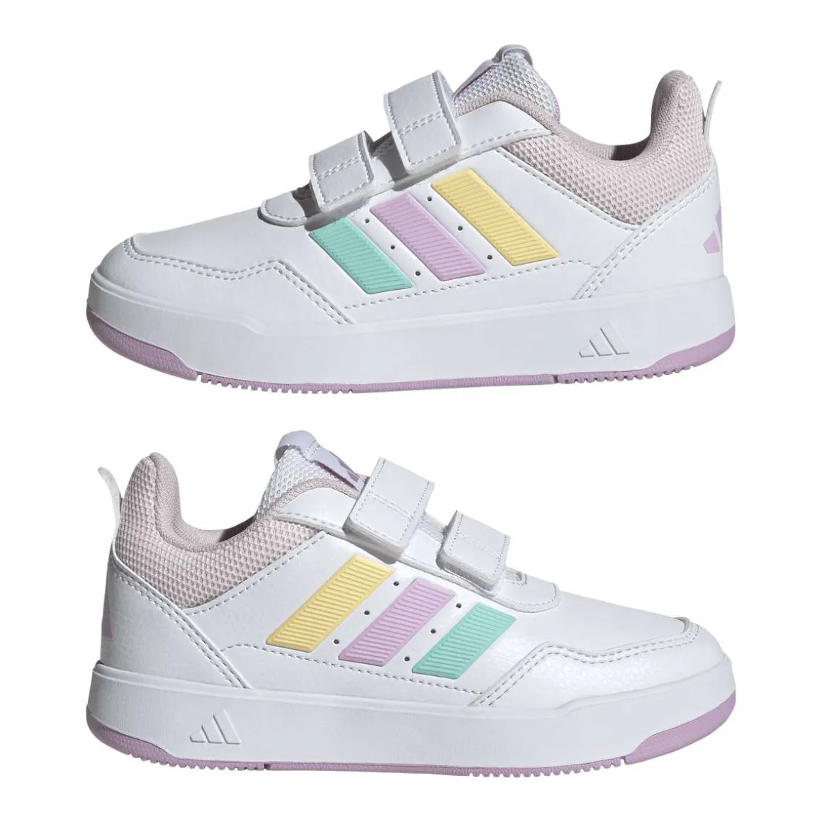 Scarpe sportive Bambina Bianche e Lilla con Strappo adidas Tensaur 3