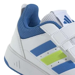 Scarpe sportive Bambino Bianche e Blu con Strappo adidas Tensaur 3