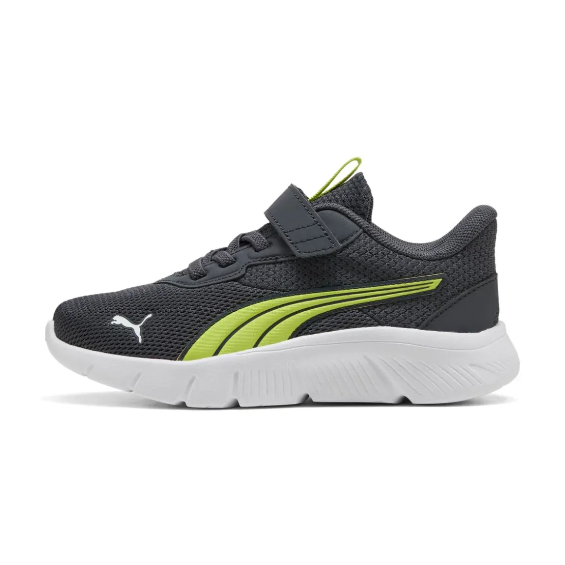 Scarpe sportive da bambina grigie Puma FlexFocus Modern AC+