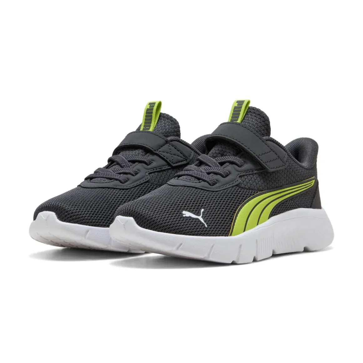 Scarpe sportive da bambina grigie Puma FlexFocus Modern AC+