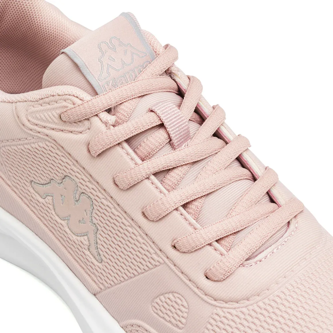Scarpe sportive da donna Kappa rosa in tessuto tecnico traspirante