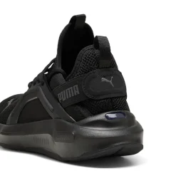 Scarpe sportive da Ragazzo nere in tessuto mesh Softride Enzo 5 Puma