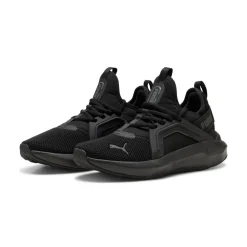 Scarpe sportive da Ragazzo nere in tessuto mesh Softride Enzo 5 Puma