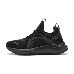 Scarpe sportive da Ragazzo nere in tessuto mesh Softride Enzo 5 Puma