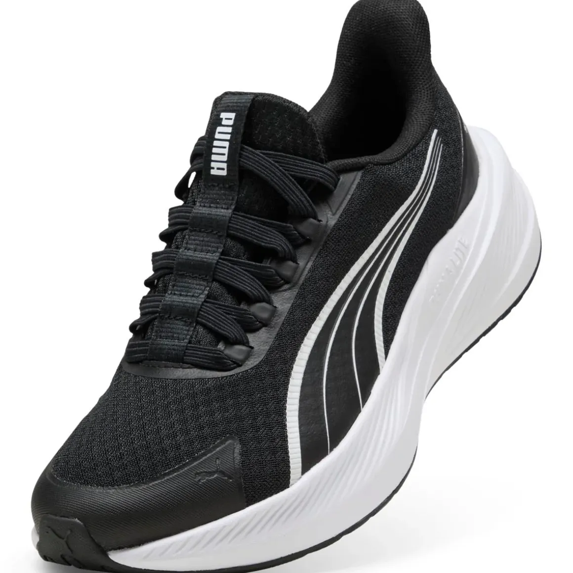 Scarpe sportive da ragazzo nere Puma Dasher Lite SLIPTECH