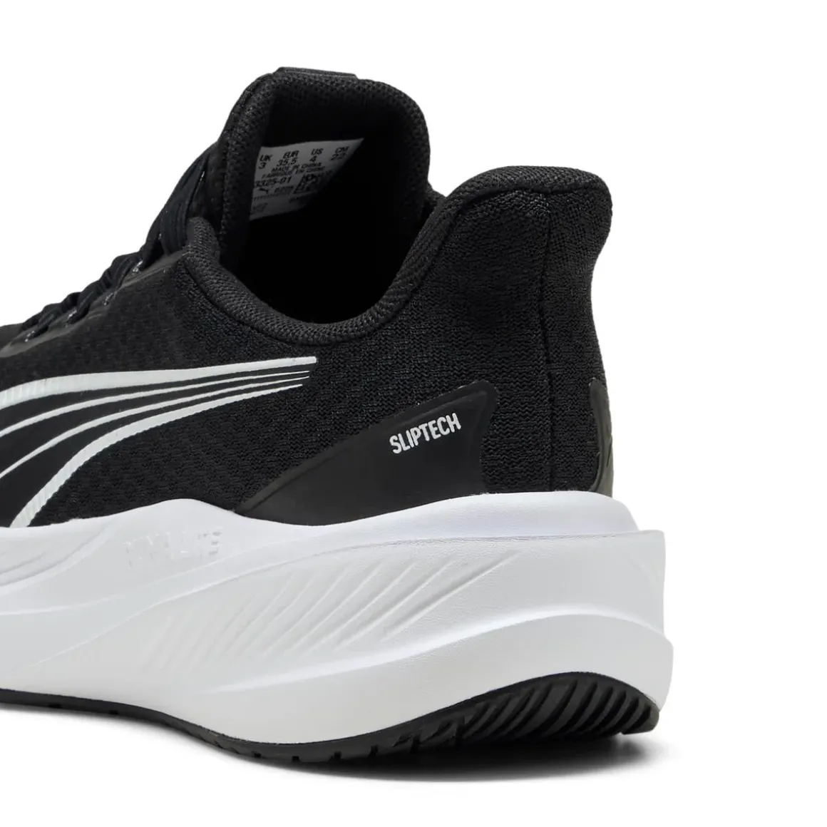 Scarpe sportive da ragazzo nere Puma Dasher Lite SLIPTECH