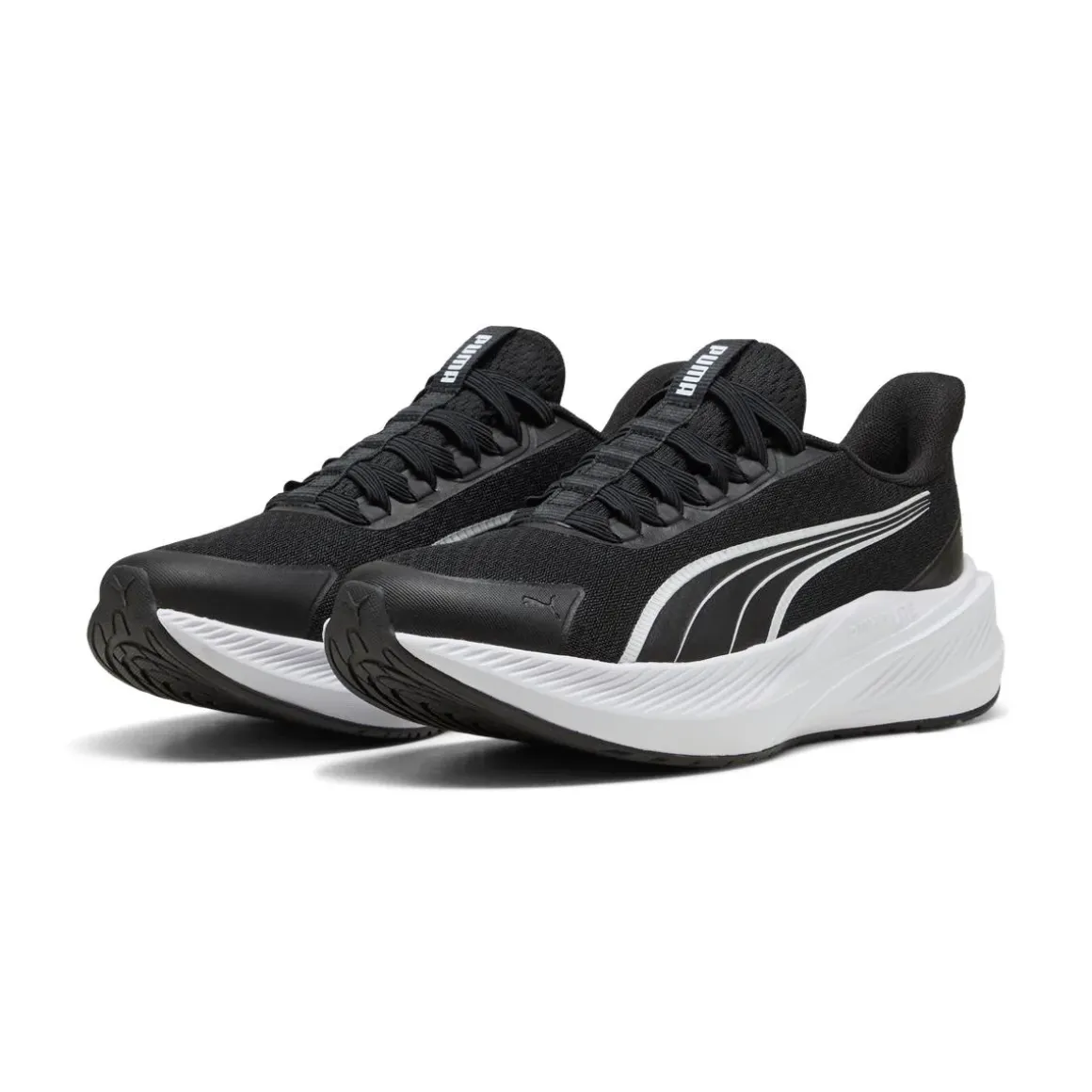 Scarpe sportive da ragazzo nere Puma Dasher Lite SLIPTECH