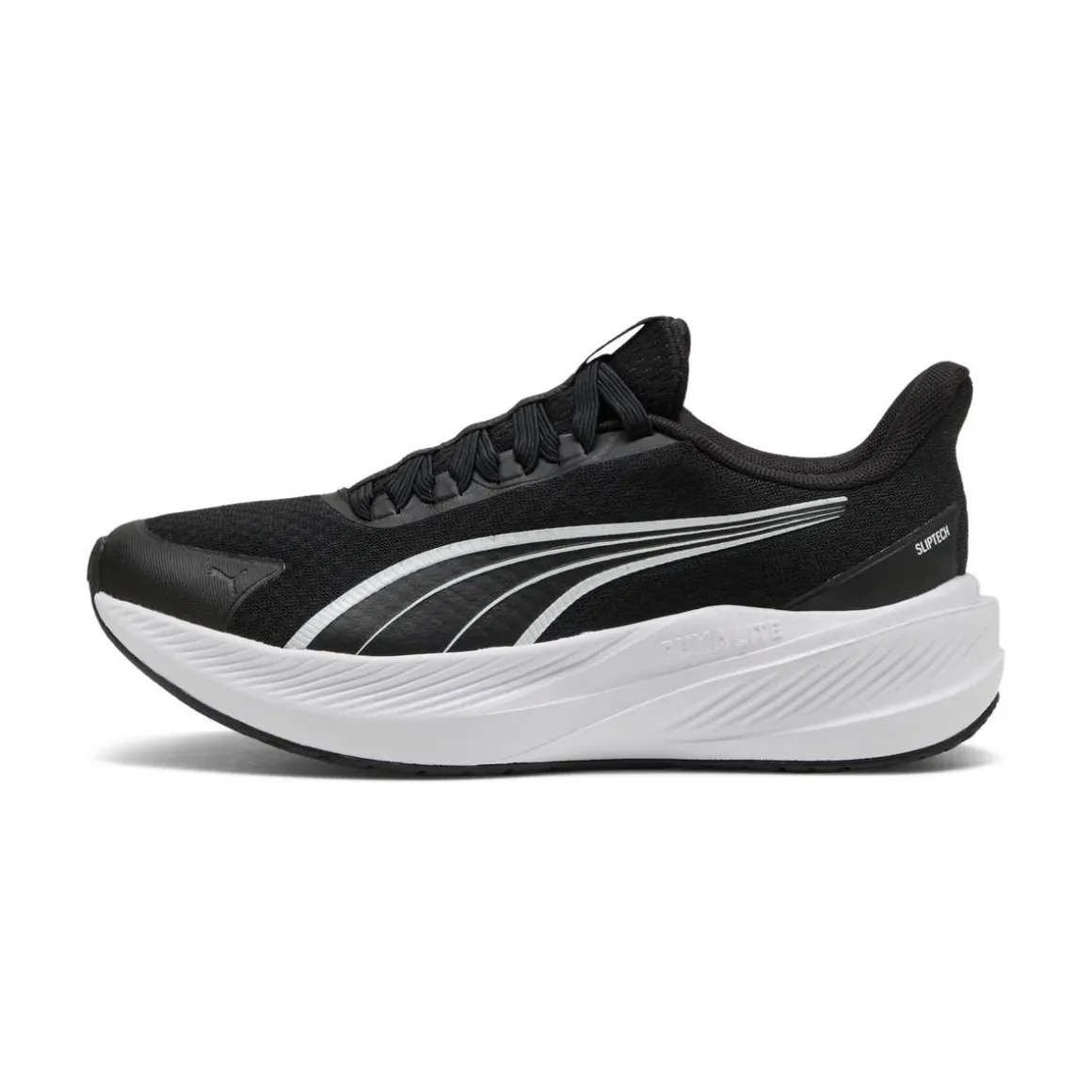 Scarpe sportive da ragazzo nere Puma Dasher Lite SLIPTECH