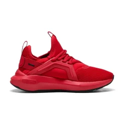 Scarpe sportive da Ragazzo rosse in tessuto mesh Softride Enzo 5 Puma