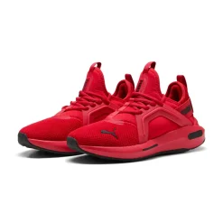 Scarpe sportive da Ragazzo rosse in tessuto mesh Softride Enzo 5 Puma