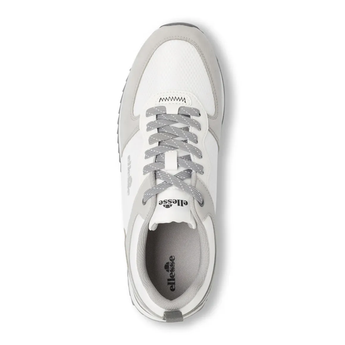 Scarpe sportive da Uomo bianche con effetto scamosciato Ellesse