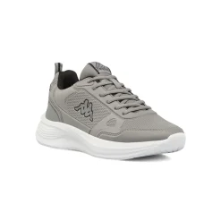 Scarpe sportive da uomo grigie Kappa in tessuto con dettagli neri