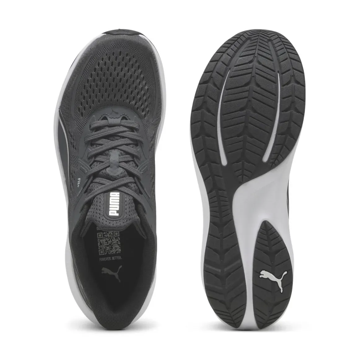 Scarpe sportive da Uomo grigie in mesh Puma Skyrocket Lite 2