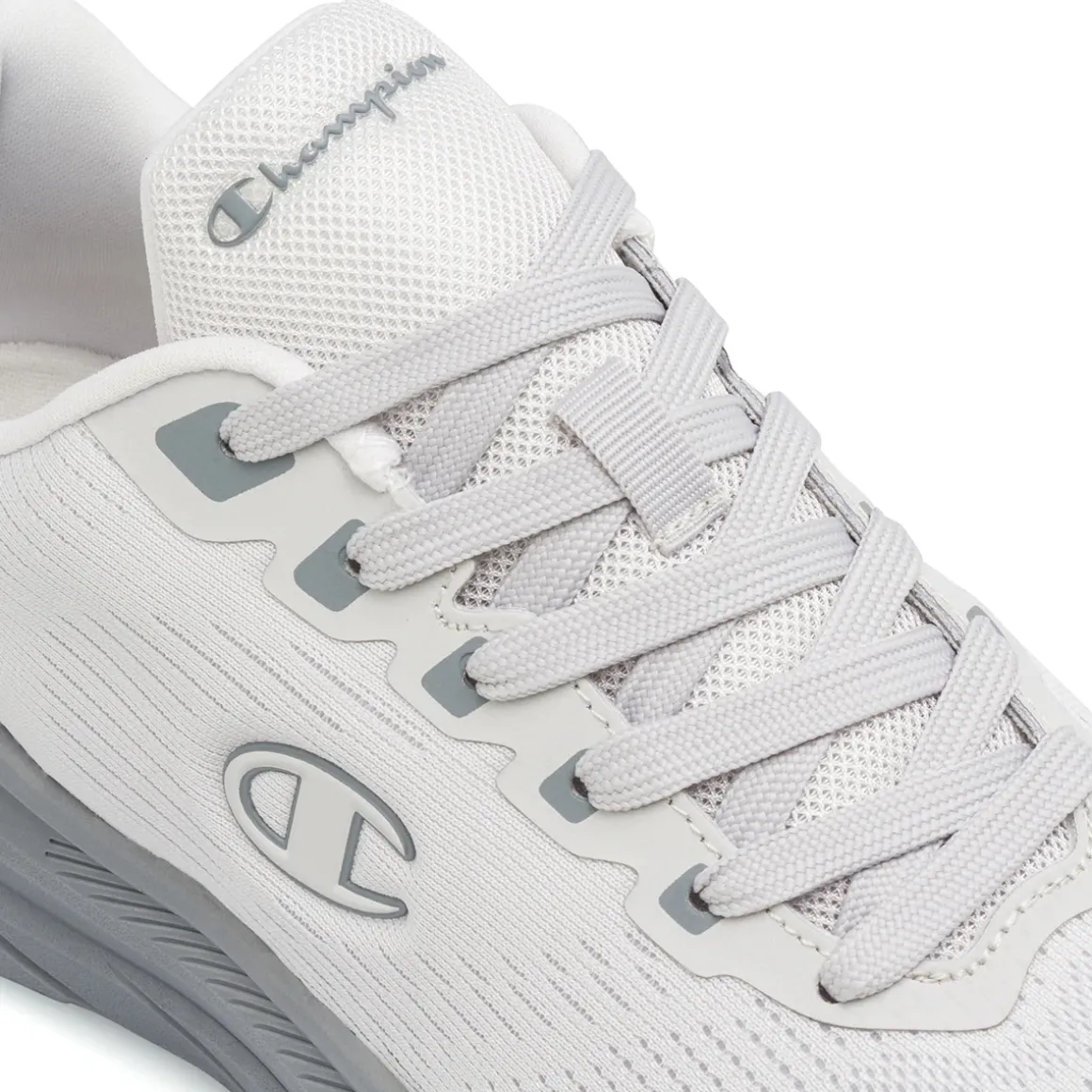 Scarpe sportive da Uomo grigie in tessuto mesh Champion