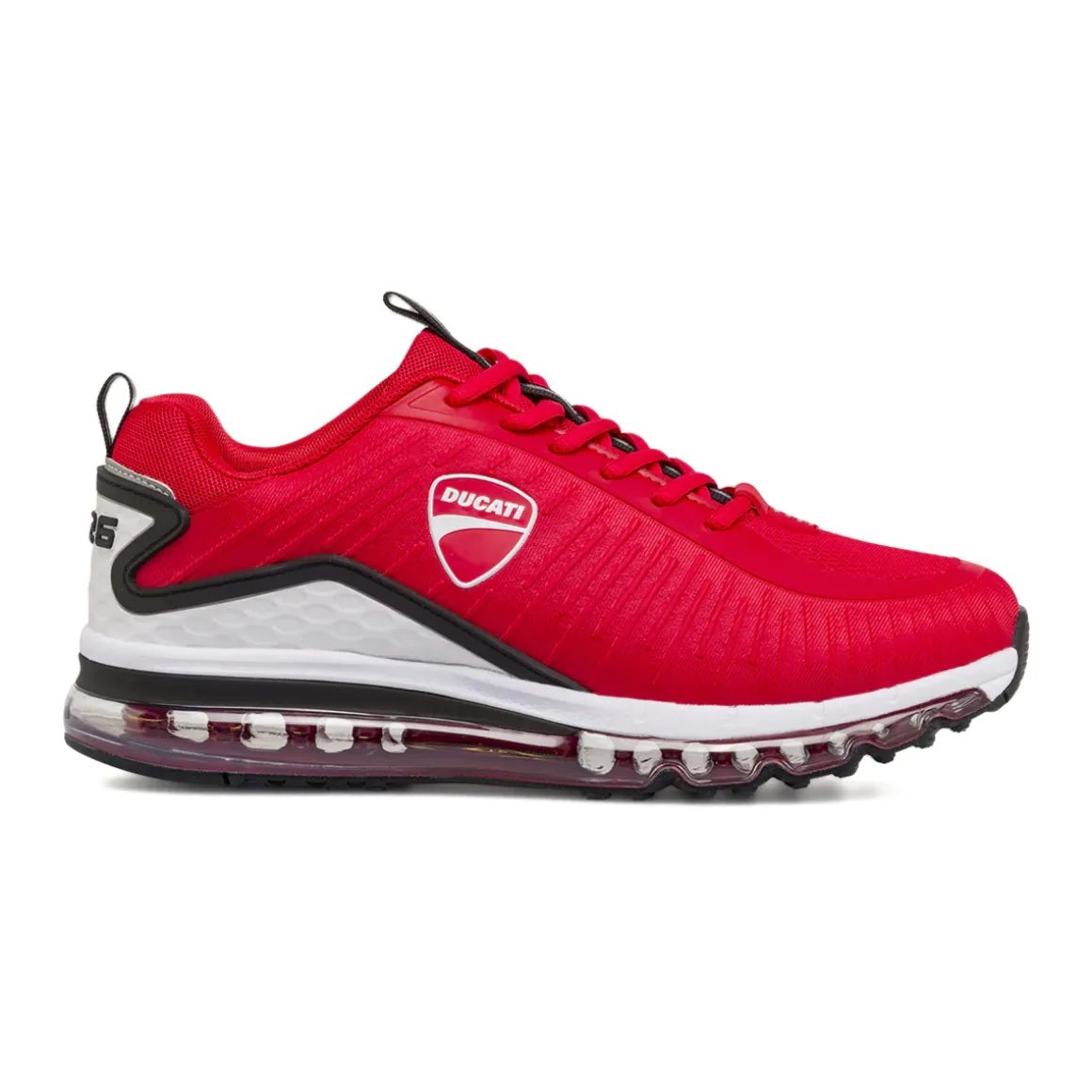 Scarpe sportive da Uomo rosse con suola ammortizzata Ducati 100