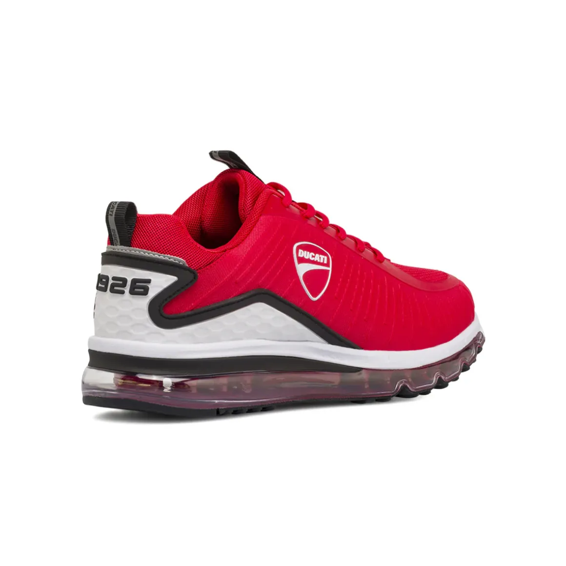 Scarpe sportive da Uomo rosse con suola ammortizzata Ducati 100
