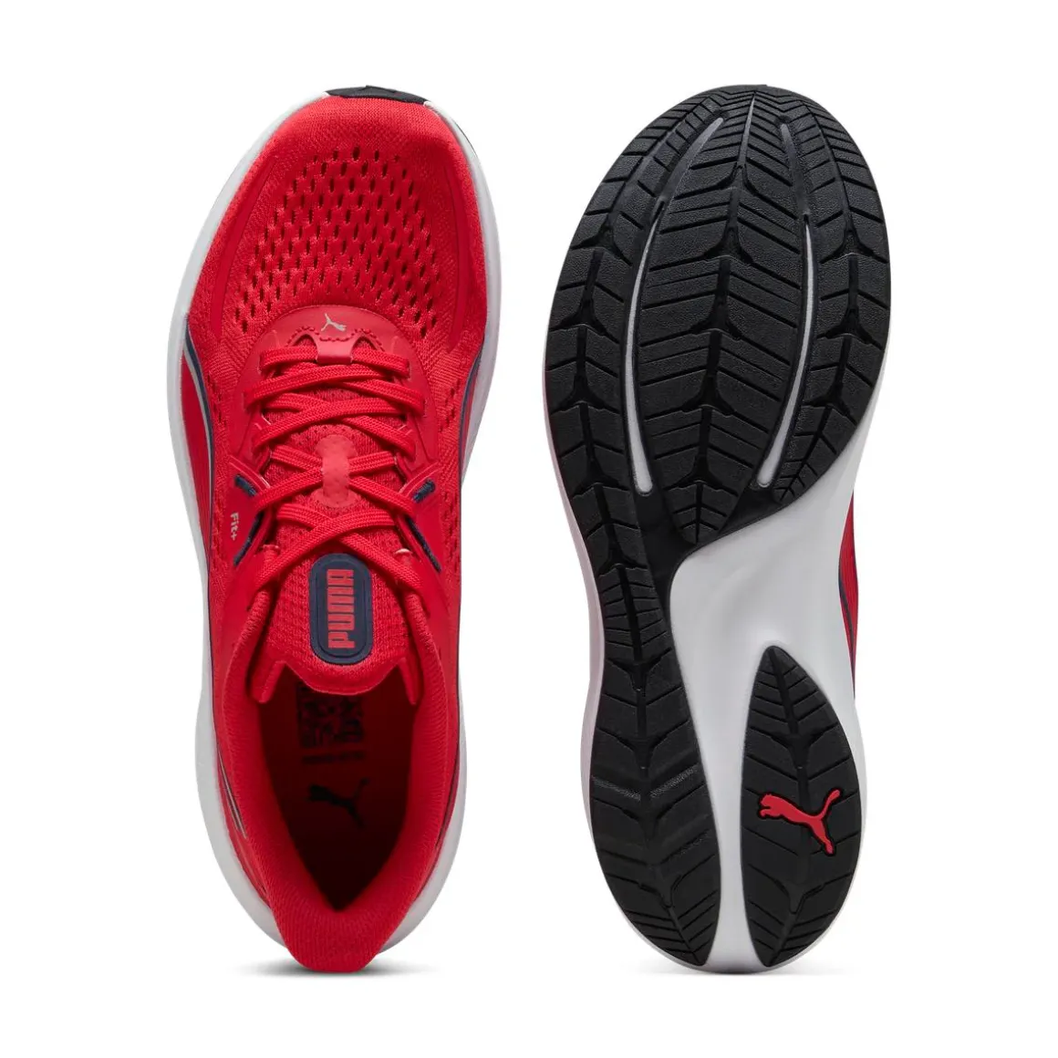 Scarpe sportive da Uomo rosse in mesh Puma Skyrocket Lite 2