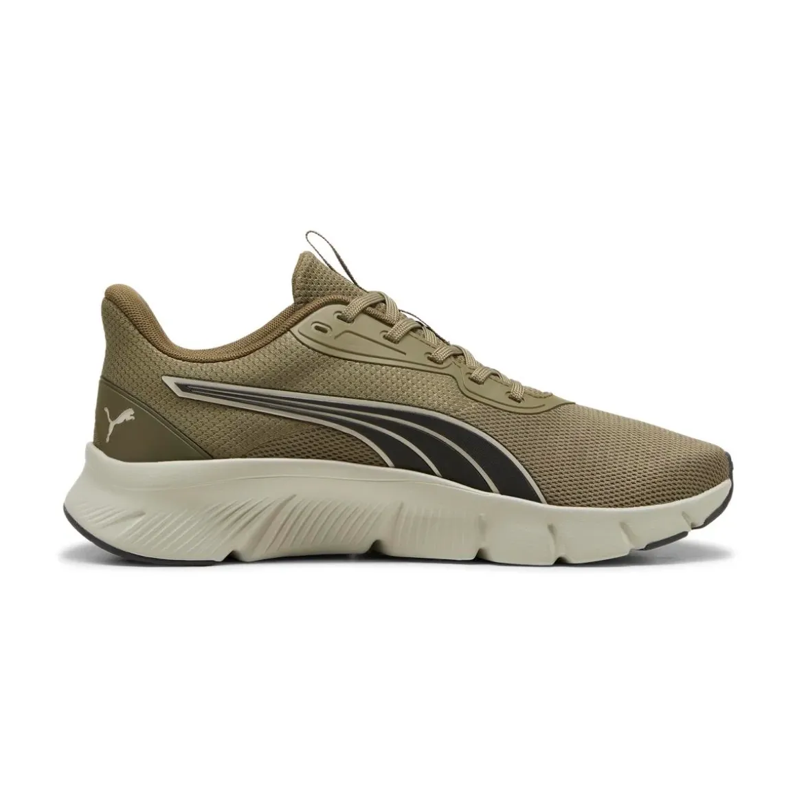 Scarpe sportive da Uomo verdi in tessuto mesh Puma FlexFocus Lite