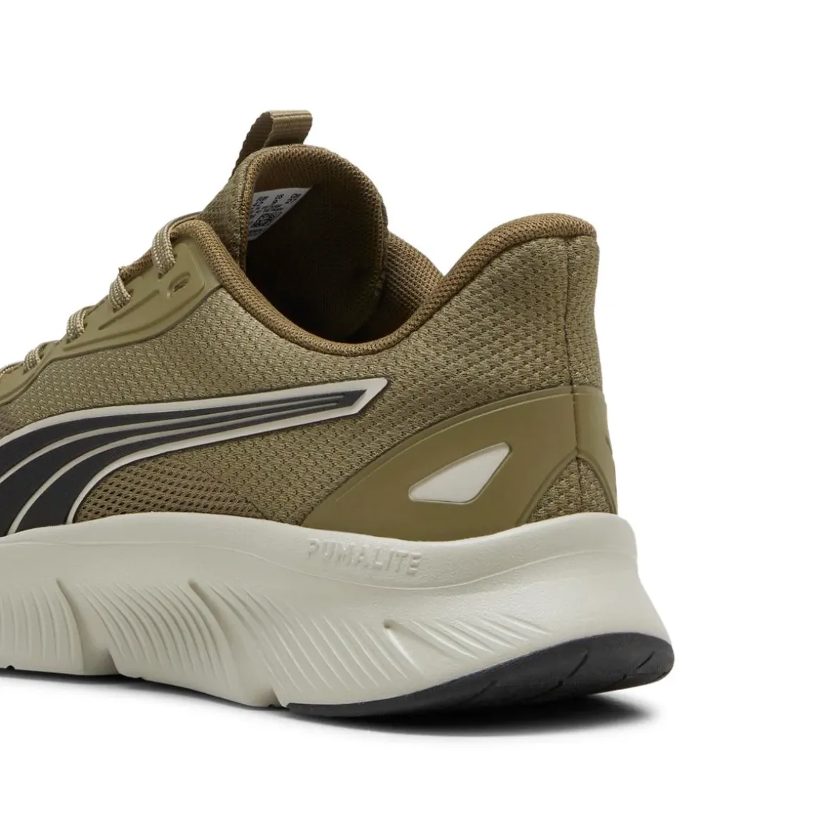 Scarpe sportive da Uomo verdi in tessuto mesh Puma FlexFocus Lite