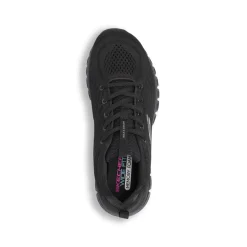 Scarpe sportive nere da Donna Skechers Wide Fit