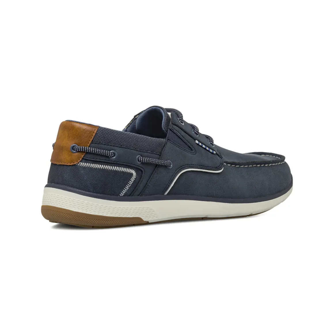 Scarpe stringate blu da Uomo effetto scamosciato Glams