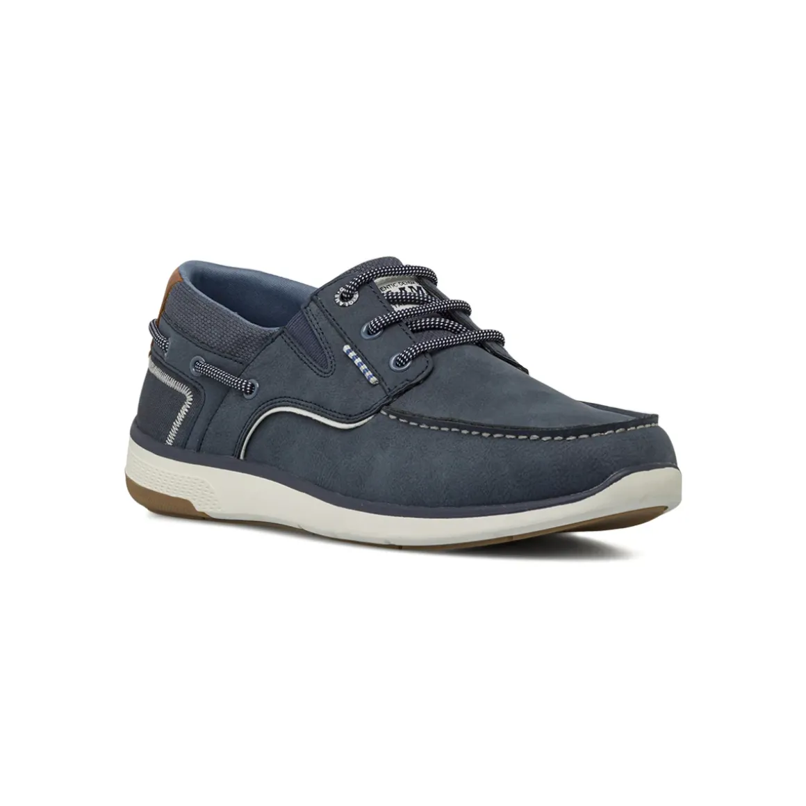 Scarpe stringate blu da Uomo effetto scamosciato Glams