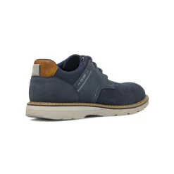 Scarpe stringate blu da Uomo in tessuto canvas Glams