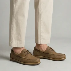 Scarpe stringate da Uomo beige effetto scamosciato La Cuoieria