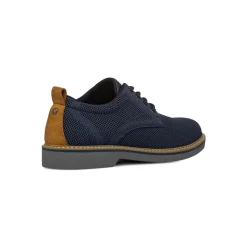 Scarpe stringate da uomo in tessuto blu mesh con allacciatura derby Riflessi Urbani