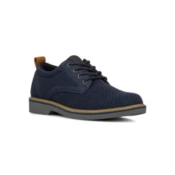 Scarpe stringate da uomo in tessuto blu mesh con allacciatura derby Riflessi Urbani