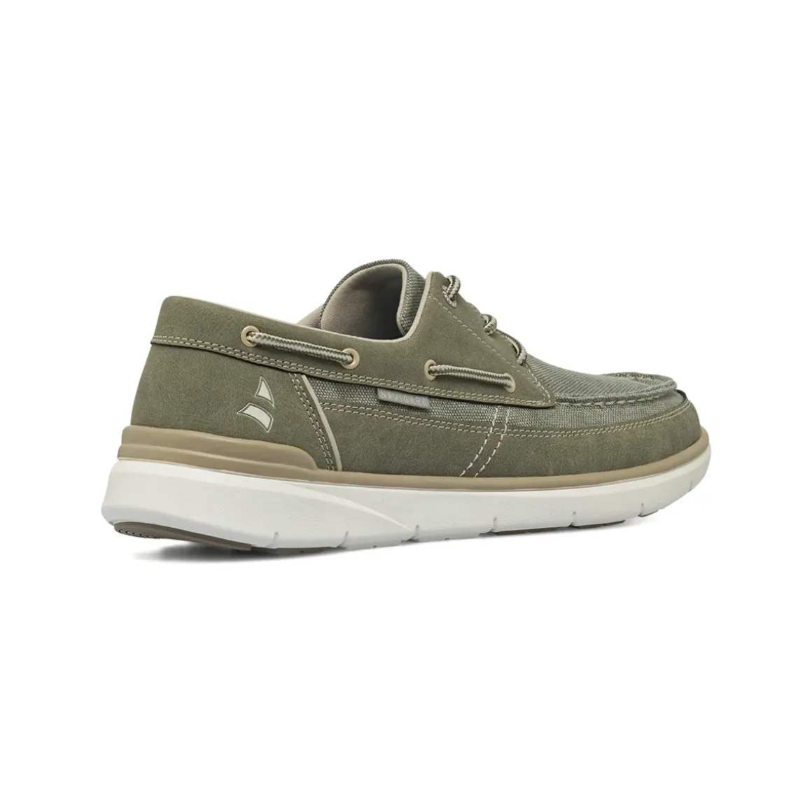 Scarpe stringate da Uomo Khaki effetto scamosciato Navigare