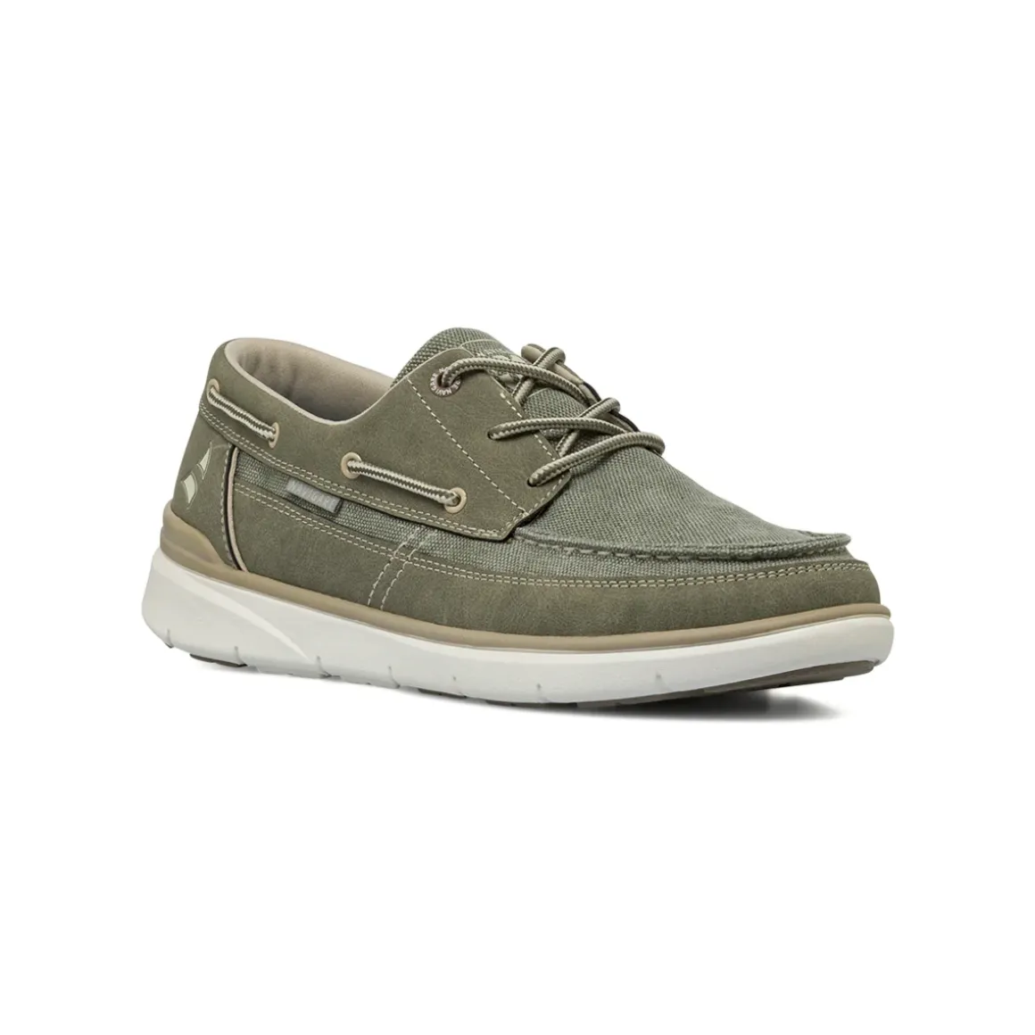 Scarpe stringate da Uomo Khaki effetto scamosciato Navigare