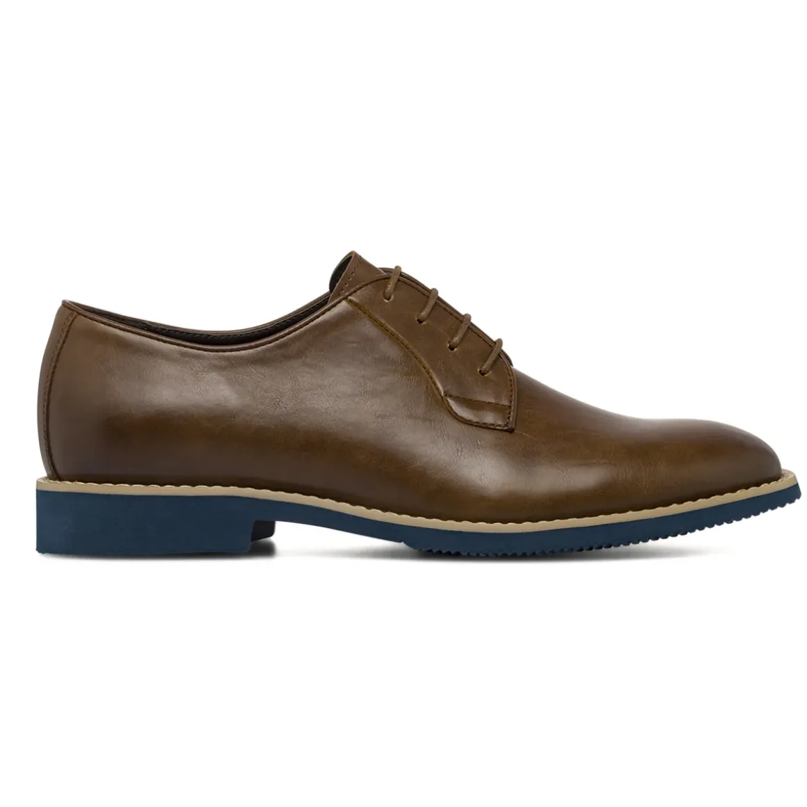Scarpe stringate Derby da Uomo marroni Riflessi Urbani