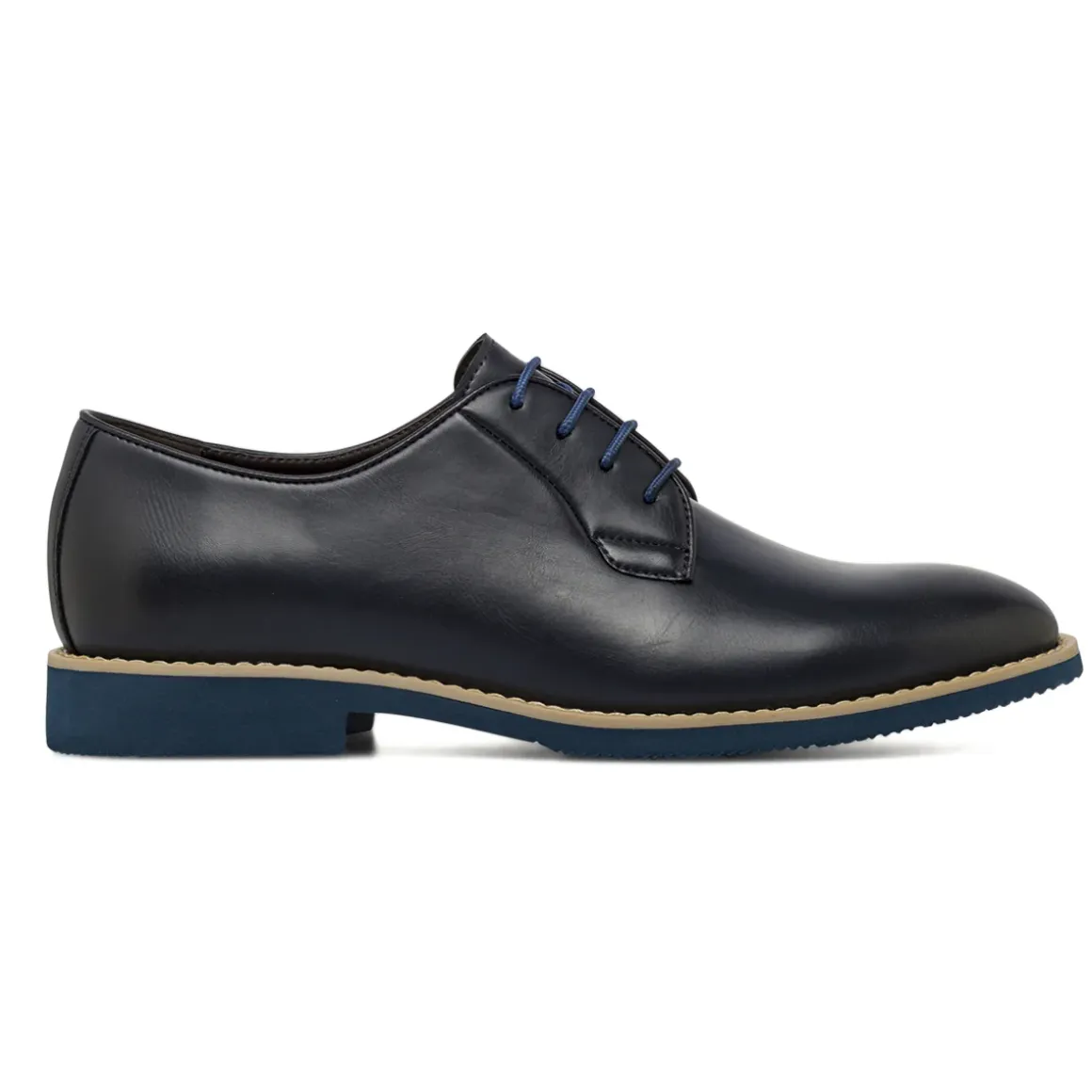 Scarpe stringate Derby da Uomo Blu Riflessi Urbani