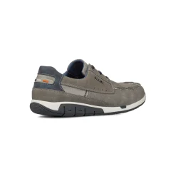 Scarpe Uomo effetto Scamosciato Grigio con suola flessibile e lacci sportivi Glams