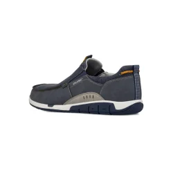 Scarpe Uomo in tessuto blu con dettagli grigi e suola flessibile Glams