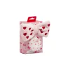 Set beauty da Donna rosa con fascia per capelli e spugna Camomilla