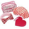 Set beauty da viaggio rosa con spugna e fascia doccia Camomilla Milano
